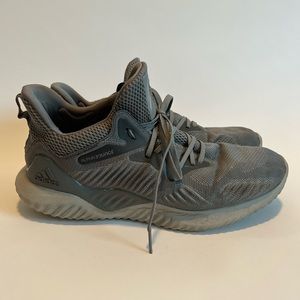 Men’s Adidas Alphabounce Sneakers, Gray, Size 11.5